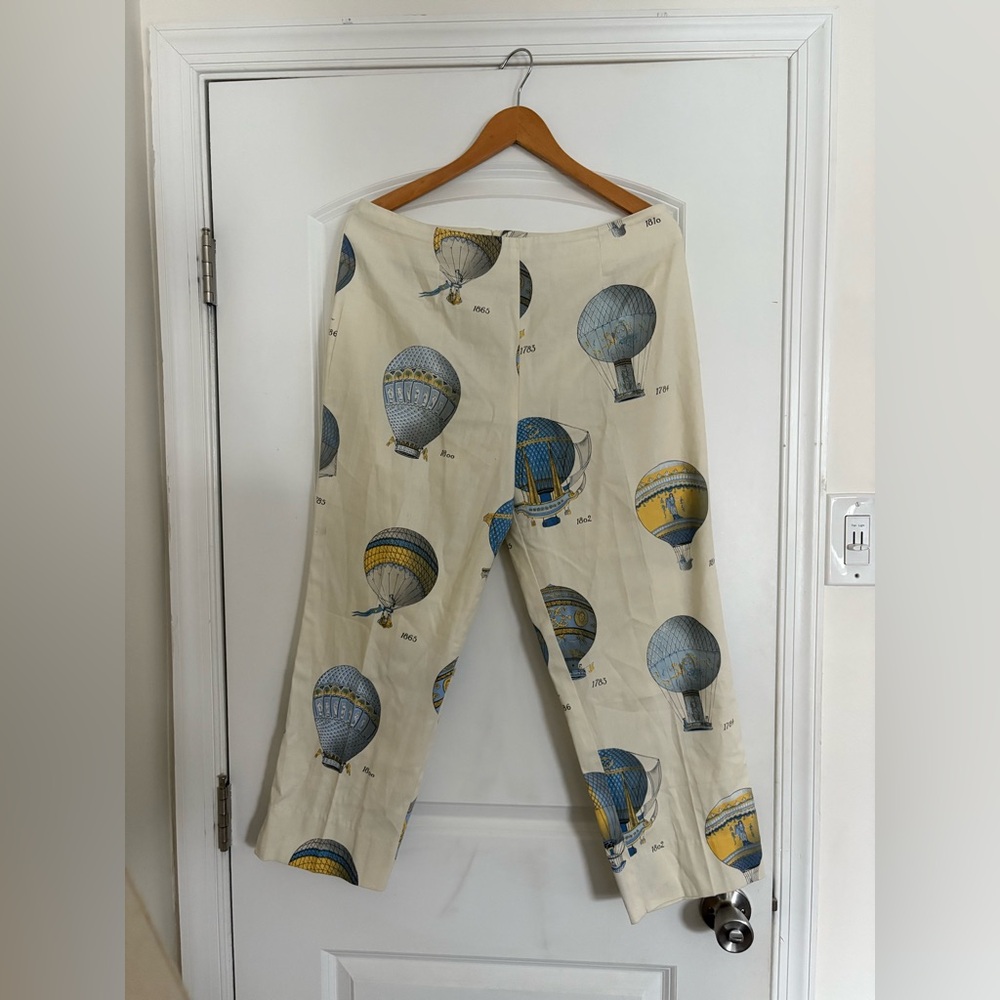 charlotte kellog Hot Air Balloon Print pants